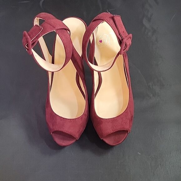 DELICIOUS PEEP TOE ANKLE STRAP HIGH HEEL STILETTOS PUMP G1 - Picture 3 of 12